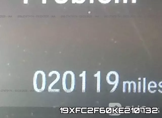 19XFC2F60KE210732 фото 8