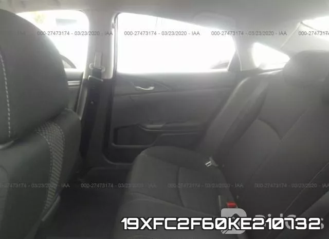 19XFC2F60KE210732 фото 9