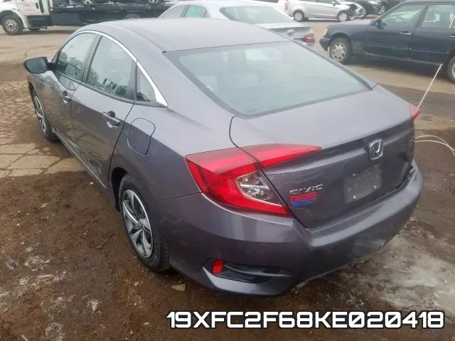 19XFC2F68KE020418 фото 4