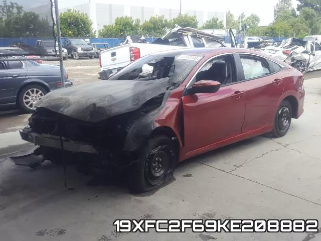 19XFC2F69KE208882 фото 3