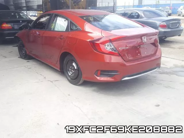 19XFC2F69KE208882 фото 4