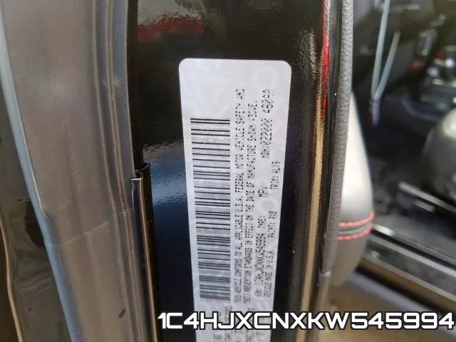 1C4HJXCNXKW545994 фото 2