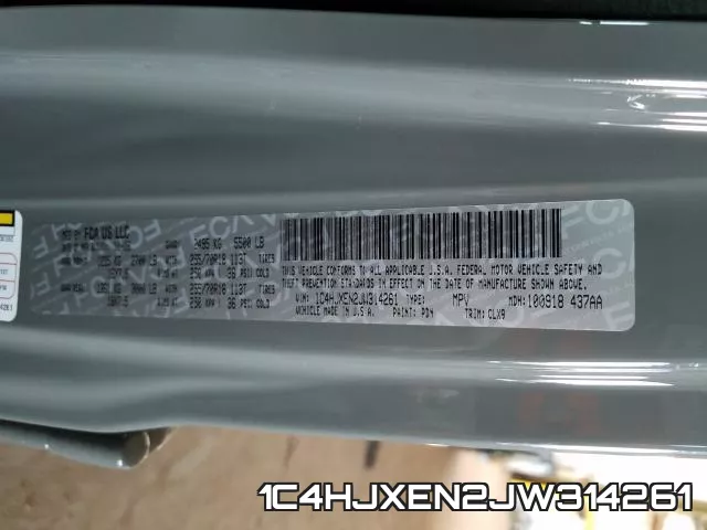 1C4HJXEN2JW314261 фото 2