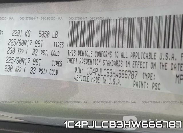 1C4PJLCB3HW666787 фото 10