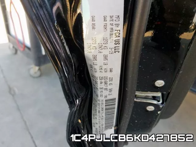 1C4PJLCB6KD427852 фото 2
