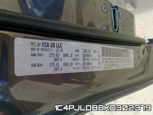 1C4PJLDB8KD302379 фото 2