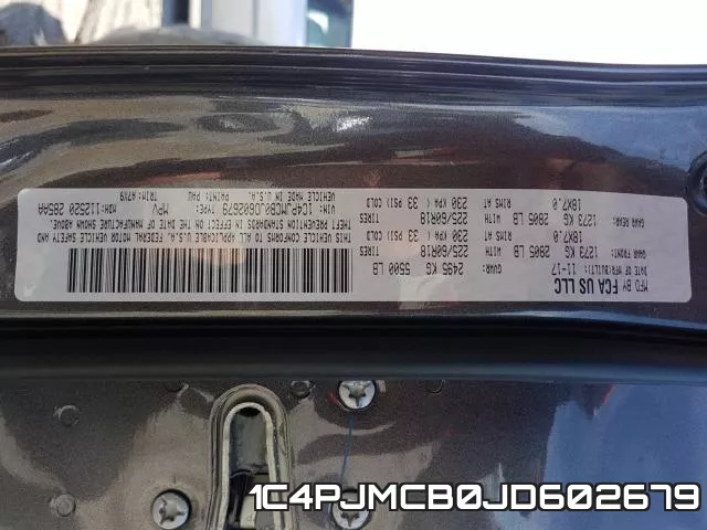 1C4PJMCB0JD602679 фото 2