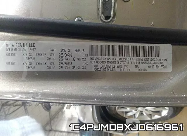 1C4PJMDBXJD616961 фото 10