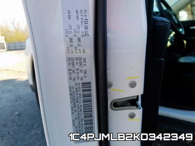 1C4PJMLB2KD342349 фото 2