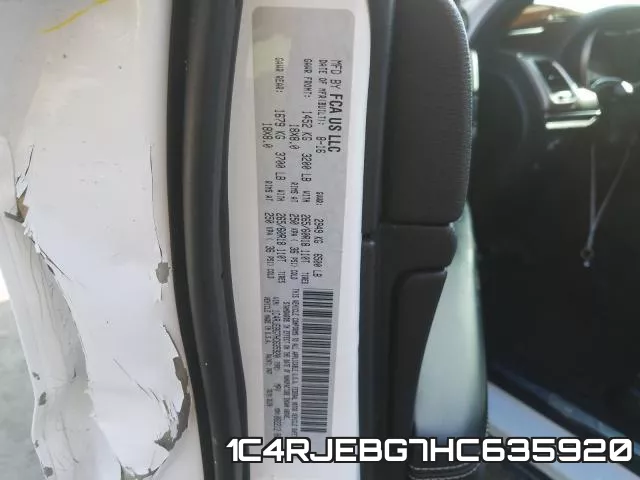 1C4RJEBG7HC635920 фото 2