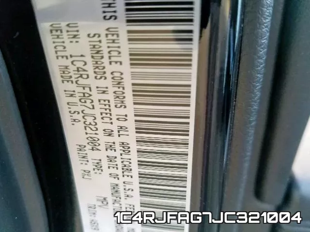 1C4RJFAG7JC321004 фото 2