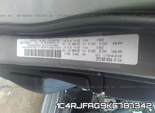 1C4RJFAG9KC787342 фото 10