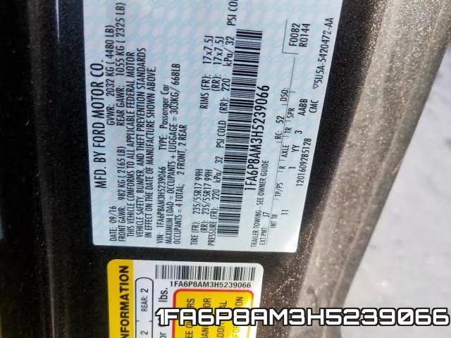 1FA6P8AM3H5239066 фото 2
