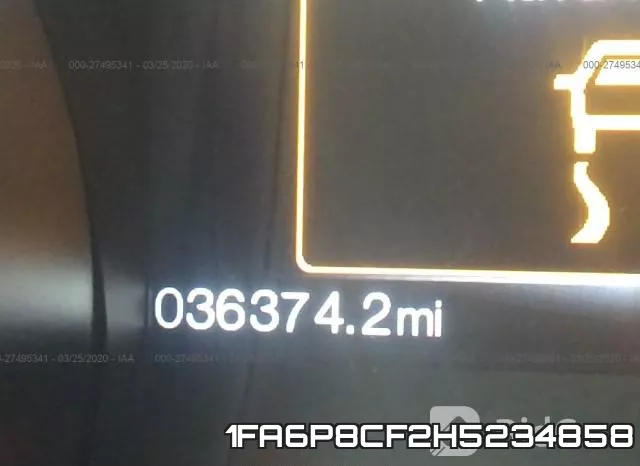 1FA6P8CF2H5234858 фото 8