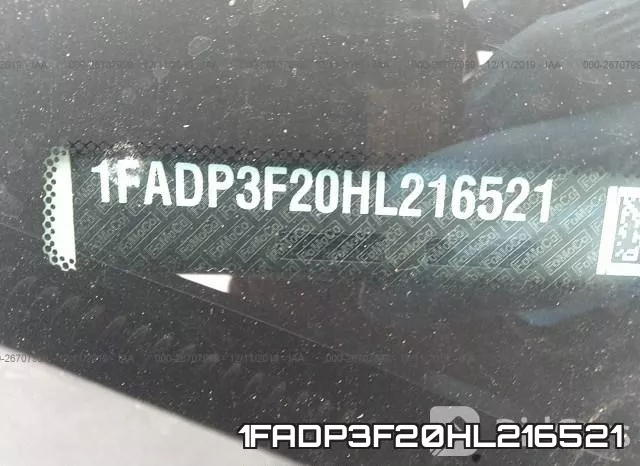 1FADP3F20HL216521 фото 10