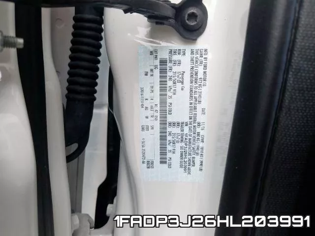 1FADP3J26HL203991 фото 2