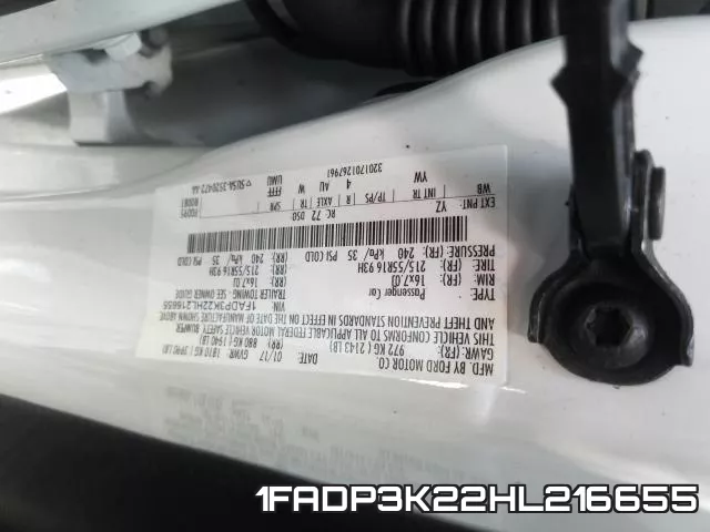 1FADP3K22HL216655 фото 2
