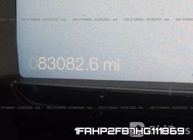 1FAHP2F87HG111869 фото 8