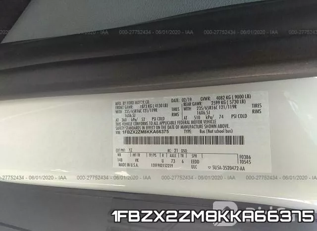 1FBZX2ZM8KKA66375 фото 10