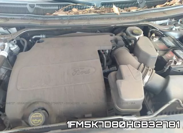 1FM5K7D80HGB32781 фото 2