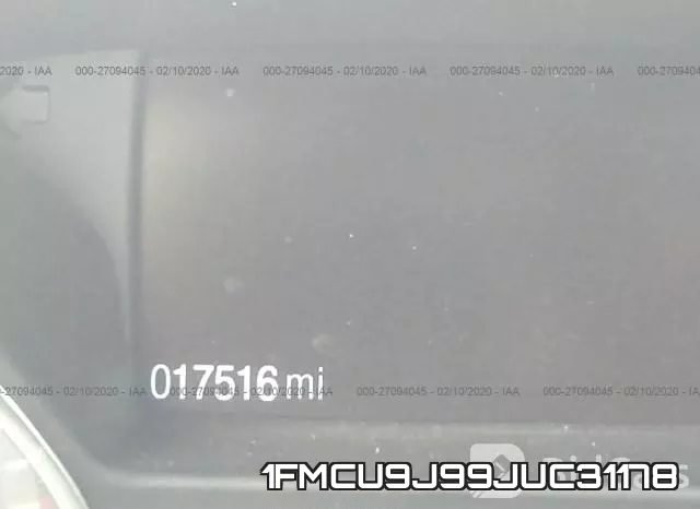 1FMCU9J99JUC31178 фото 8