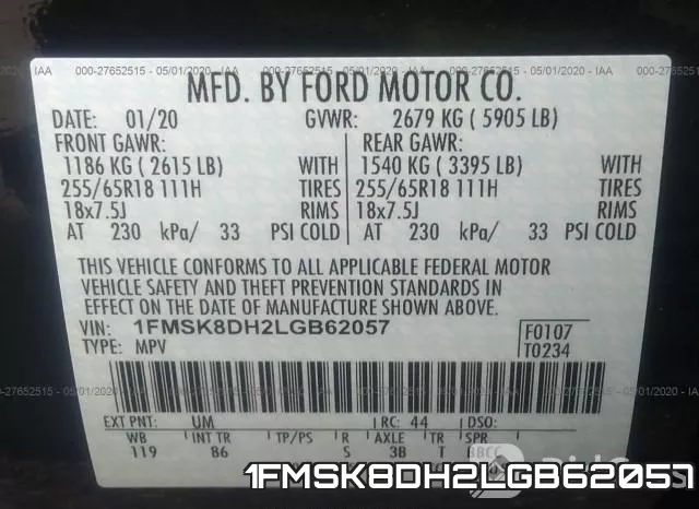 1FMSK8DH2LGB62057 фото 10