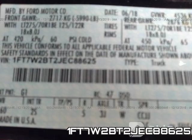 1FT7W2BT2JEC88625 фото 10