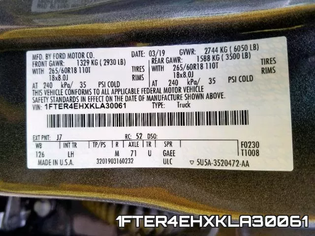 1FTER4EHXKLA30061 фото 2