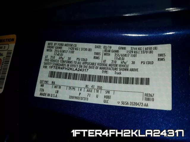 1FTER4FH2KLA24317 фото 2