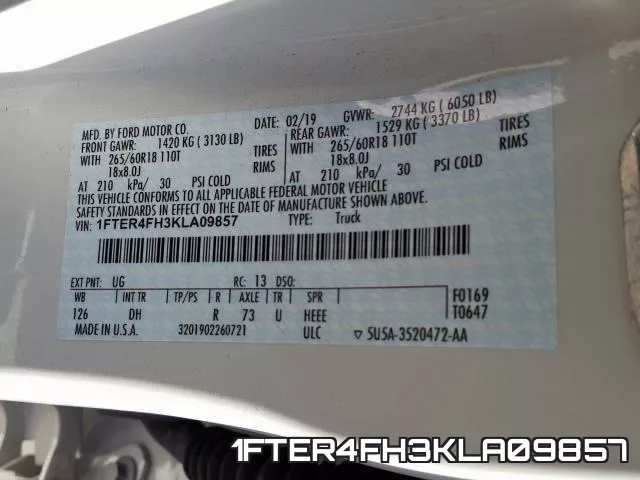1FTER4FH3KLA09857 фото 2