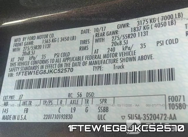 1FTEW1EG8JKC52570 фото 10