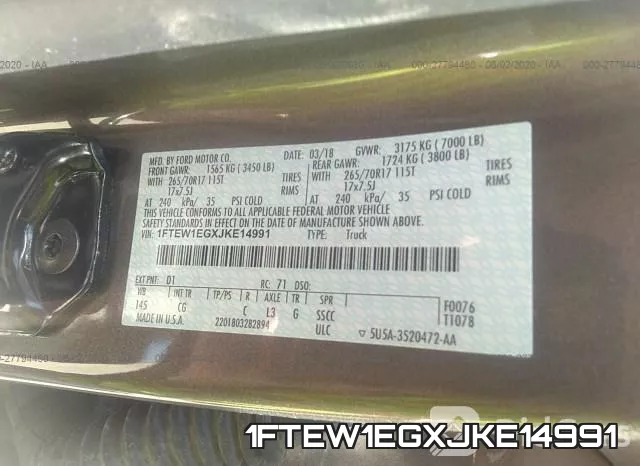 1FTEW1EGXJKE14991 фото 10