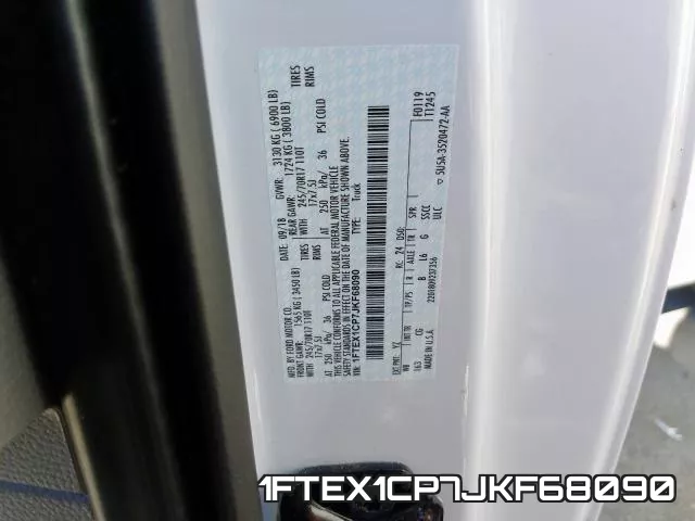 1FTEX1CP7JKF68090 фото 2
