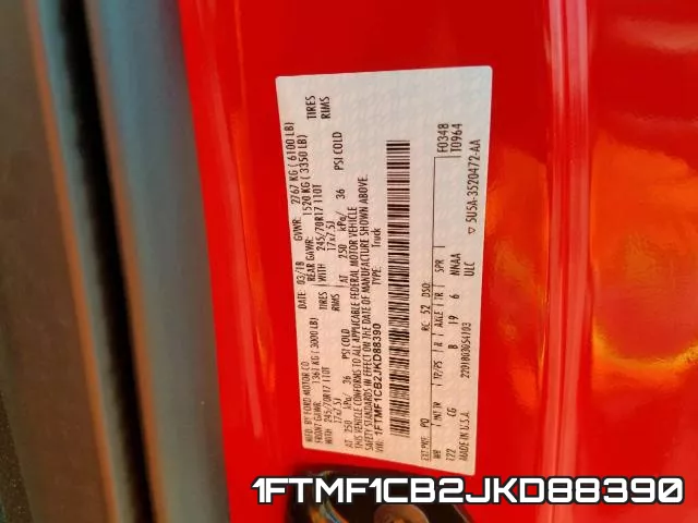 1FTMF1CB2JKD88390 фото 2