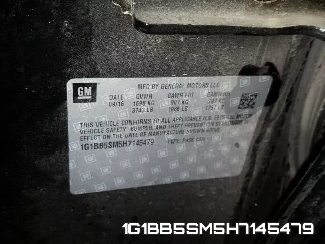 1G1BB5SM5H7145479 фото 2