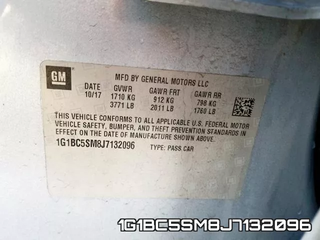 1G1BC5SM8J7132096 фото 2