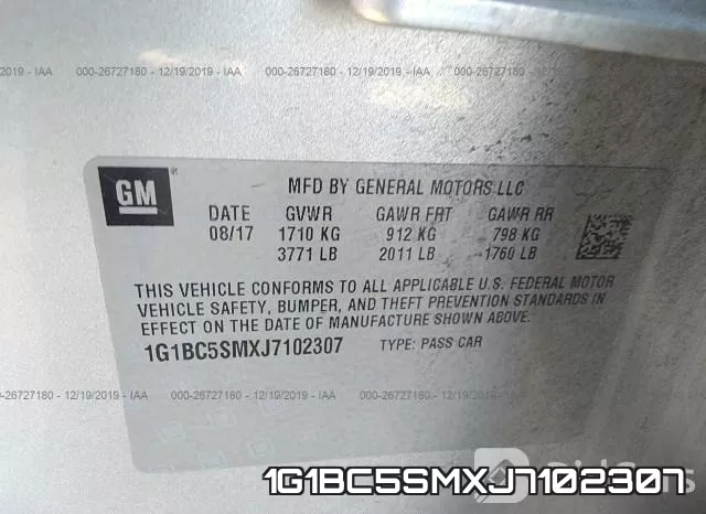 1G1BC5SMXJ7102307 фото 10