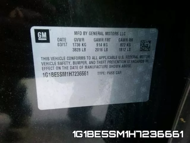 1G1BE5SM1H7236661 фото 2