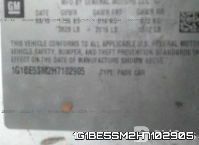 1G1BE5SM2H7102905 фото 10
