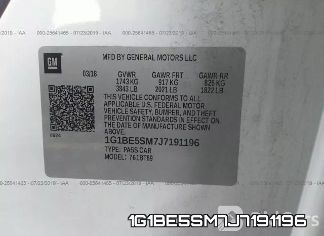 1G1BE5SM7J7191196 фото 10