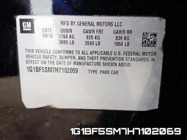 1G1BF5SM7H7102069 фото 2