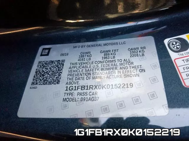 1G1FB1RX0K0152219 фото 2