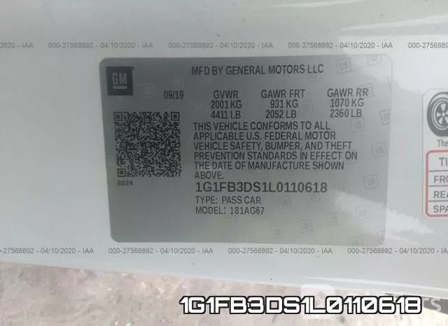 1G1FB3DS1L0110618 фото 10