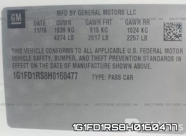 1G1FD1RS8H0160477 фото 10