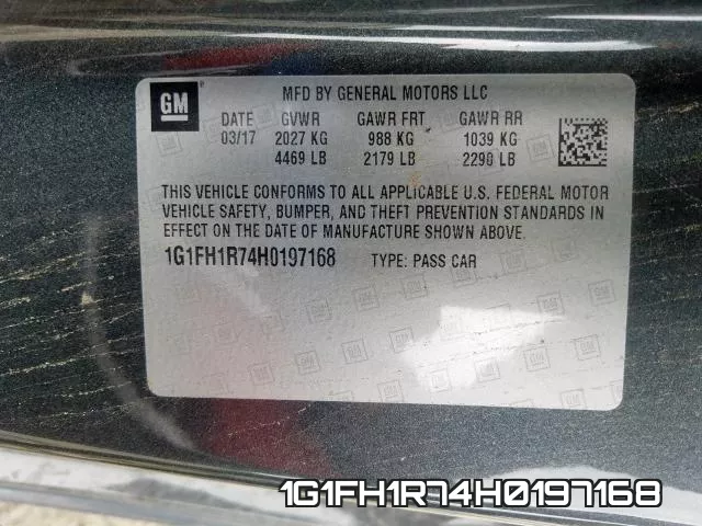 1G1FH1R74H0197168 фото 2