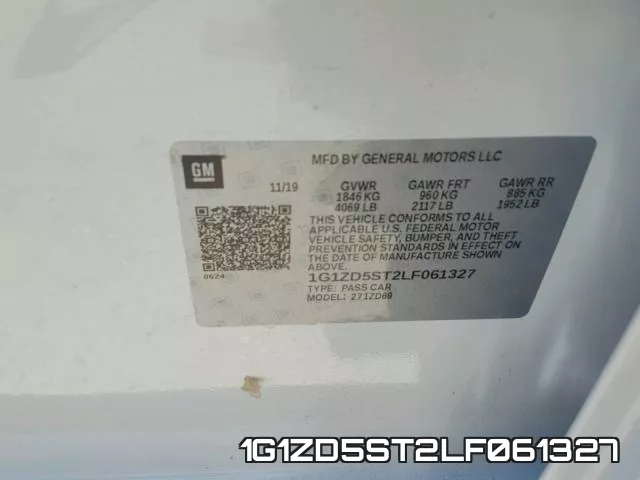 1G1ZD5ST2LF061327 фото 2