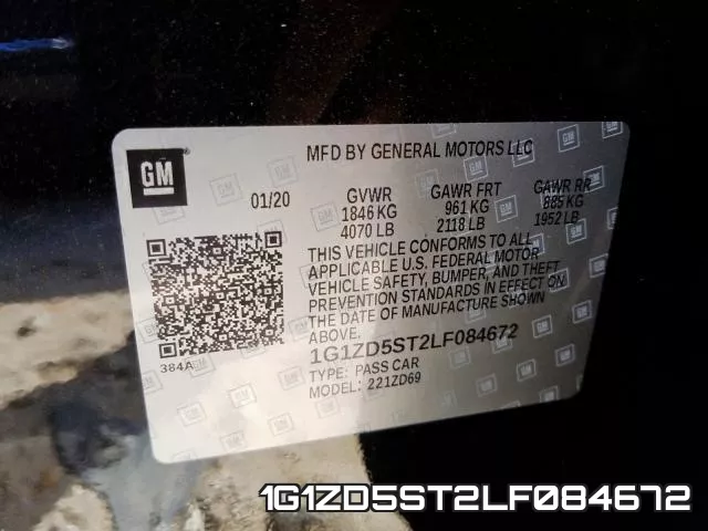 1G1ZD5ST2LF084672 фото 2