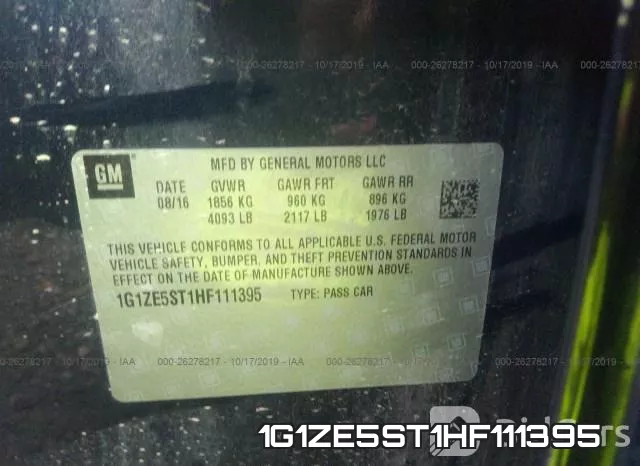 1G1ZE5ST1HF111395 фото 10