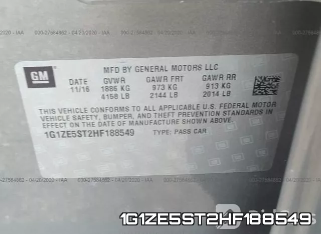 1G1ZE5ST2HF188549 фото 10