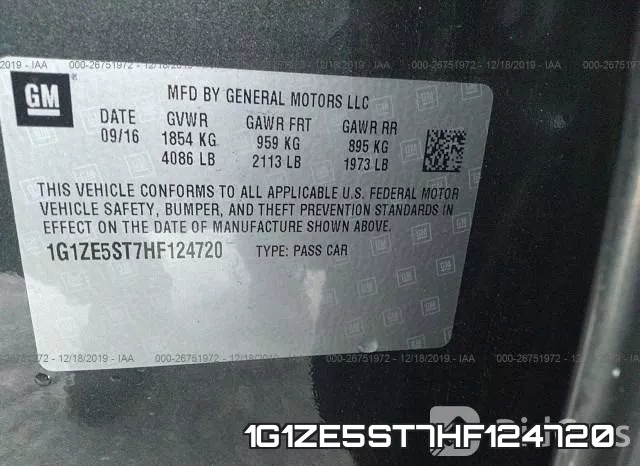 1G1ZE5ST7HF124720 фото 10